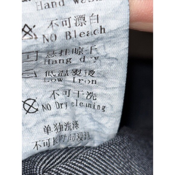 HAODUOYI Women’s XL Black Denim Jacket Embroidered Roses - Picture 8 of 16